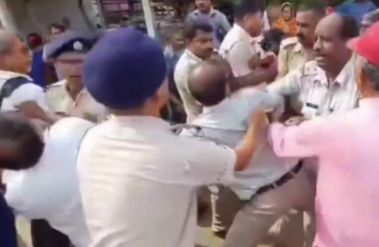 প্রার্থীপদ প্রত্যাহারের জন্য চাপ; মহিলা প্রার্থীকে নিয়ে পুলিশের সাথে ঝামেলা।